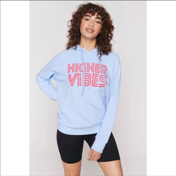 Spiritual Gangster Tops - Spiritual Gangster Higher Vibes Raglan Hoodie